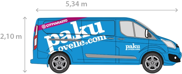 PakuOvelle.com Transit Custom mitat